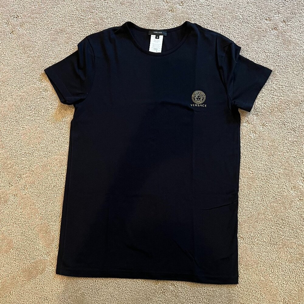 Versace Black Medusa Undershirt – Size 5 (M/L)